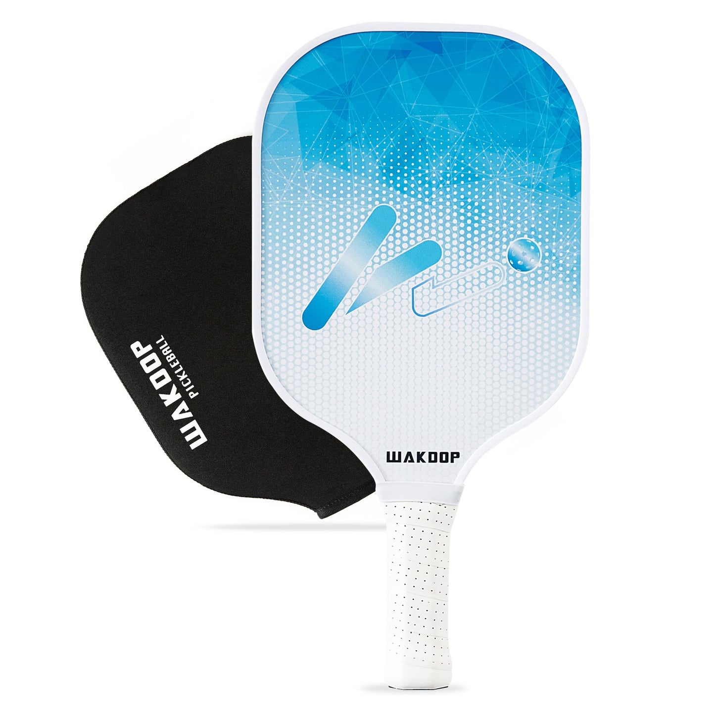 Wakdop USAPA Approved Pickleball Paddle with Grip, Pickleball Set of 1 Paddle 1 Grip And Portable Carry Bag