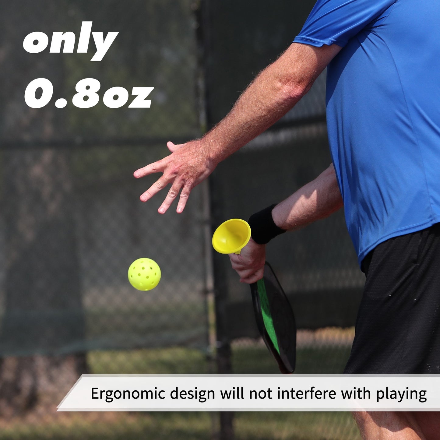 4 pcs Wakdop Pickleball Retriever Pickleupper Fits Standard Paddles