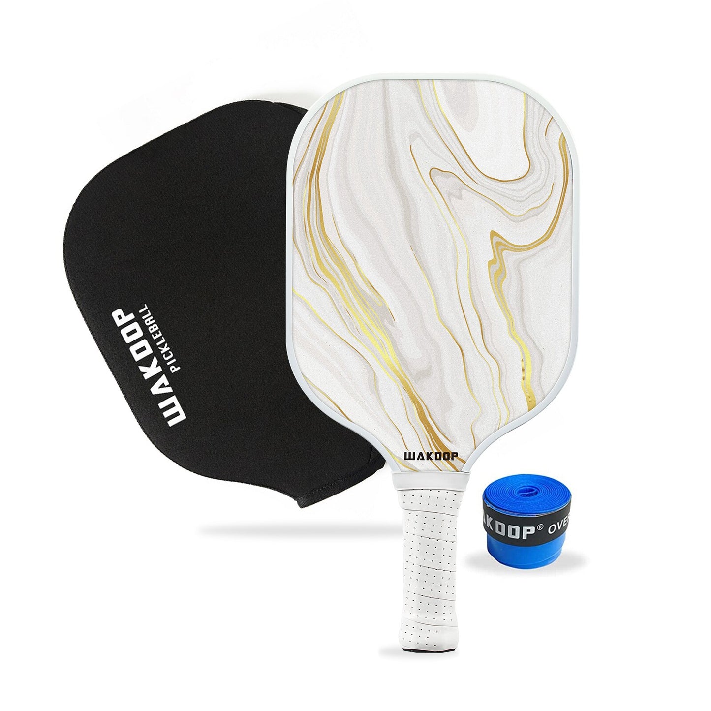 Wakdop USAPA Approved Pickleball Paddle with Grip, Pickleball Set of 1 Paddle 1 Grip And Portable Carry Bag