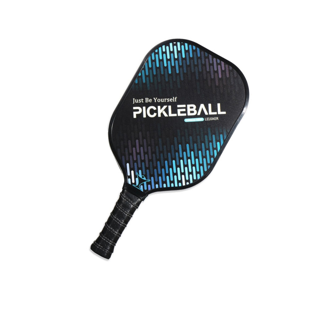 Pickleball Paddle Carbon Fiber Racquet Honeycomb Ball Outdoor Sport Racket with Bag Fitness Training