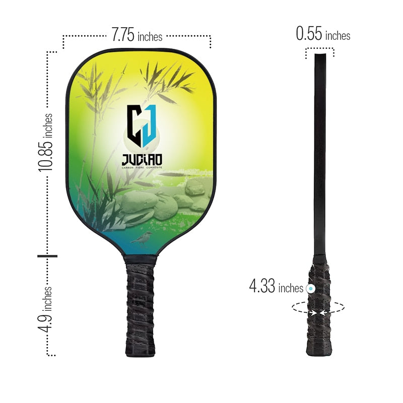 Juciao Pickleball Paddles Set Fashion Sports New Product Carbon Fiber Honeycomb Core High Quality Pickleball Paddle With Cover