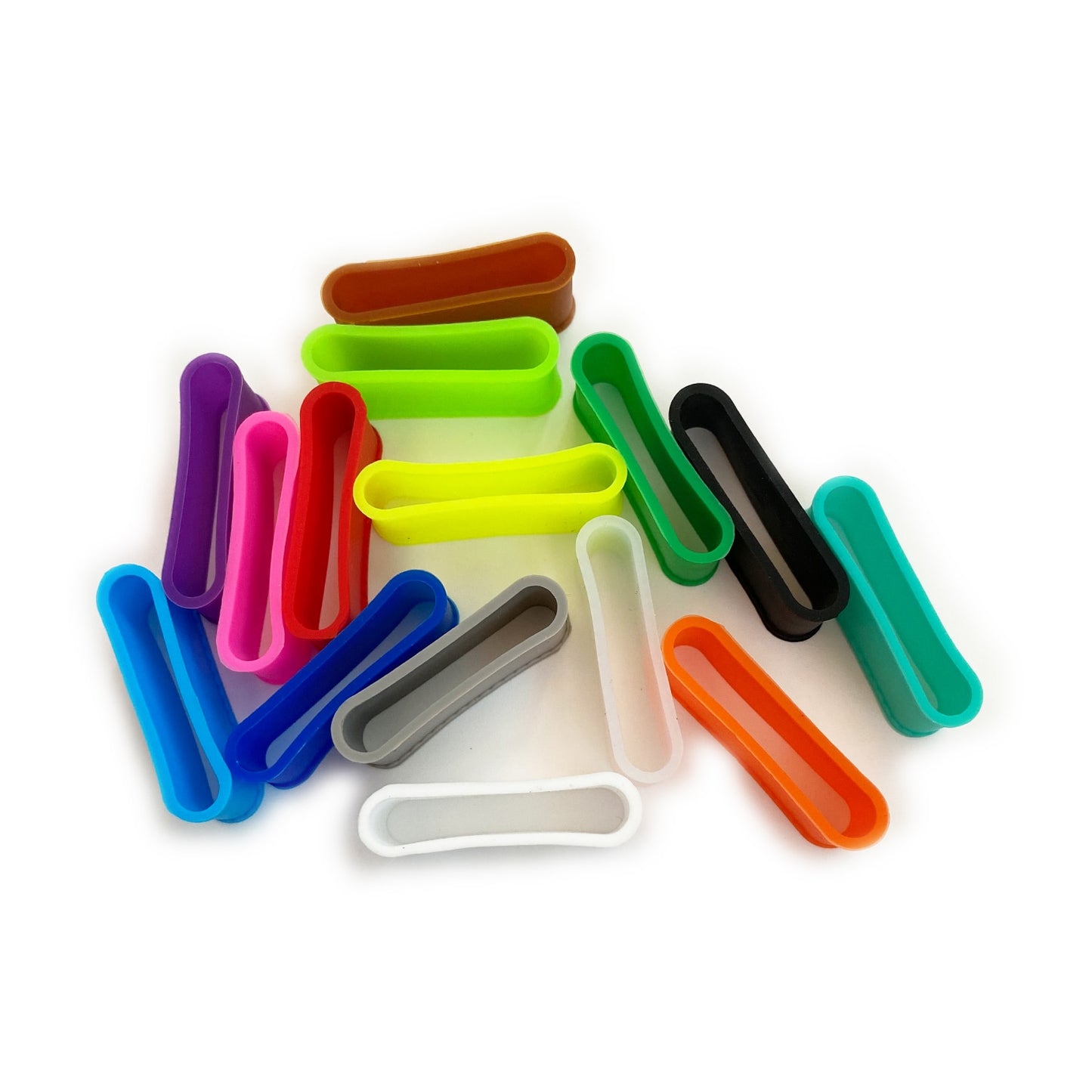 15PCS Silicone  Tennis Racket Pickleball Paddles Overgrip ring,racket handle sealing rubber Elastic Protector Overgrip