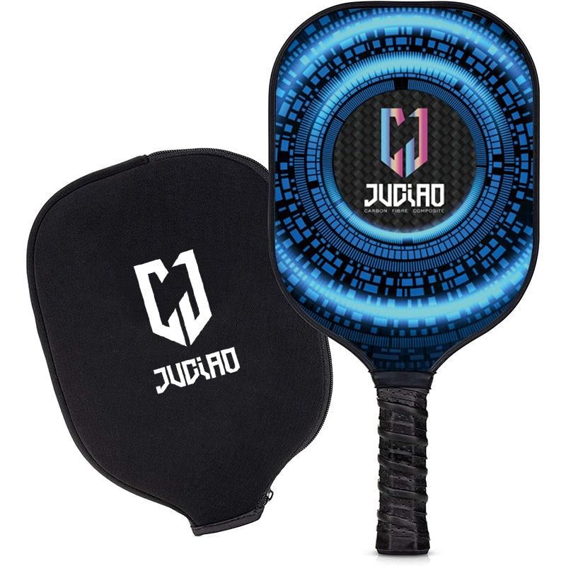 Carbon Fiber Composition PE Honeycomb Core Pickleball Paddle With Cover