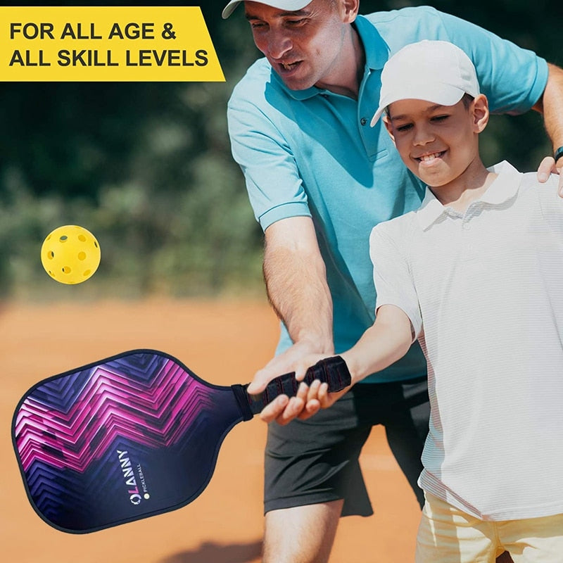 Pickleball Racket Carbon Fiber Pickleball Professional Thin&Quick Pickleball Paddle Racquet Racket Ball Sports