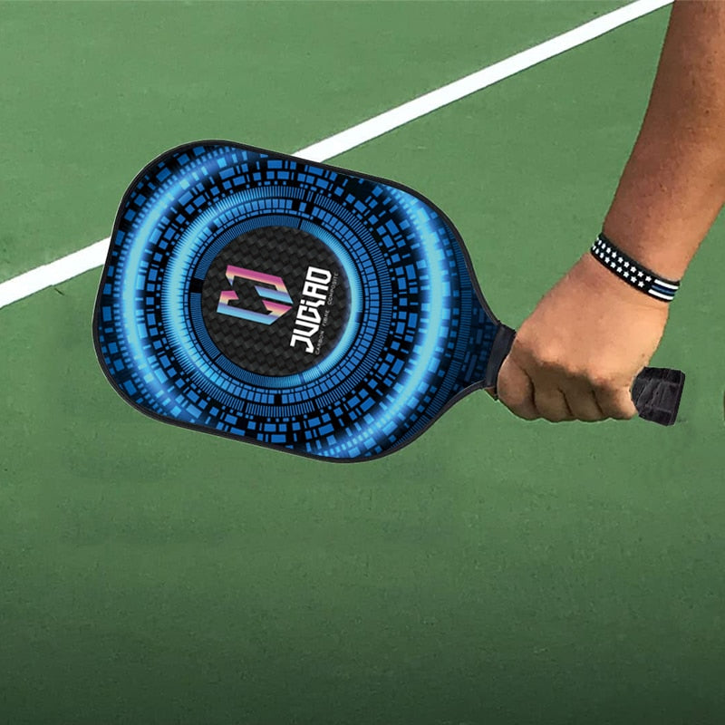 Carbon Fiber Composition PE Honeycomb Core Pickleball Paddle With Cover