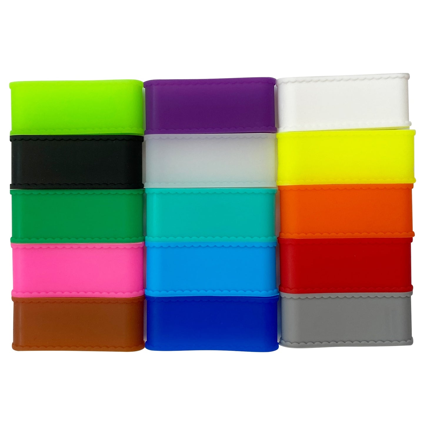 15PCS Silicone  Tennis Racket Pickleball Paddles Overgrip ring,racket handle sealing rubber Elastic Protector Overgrip