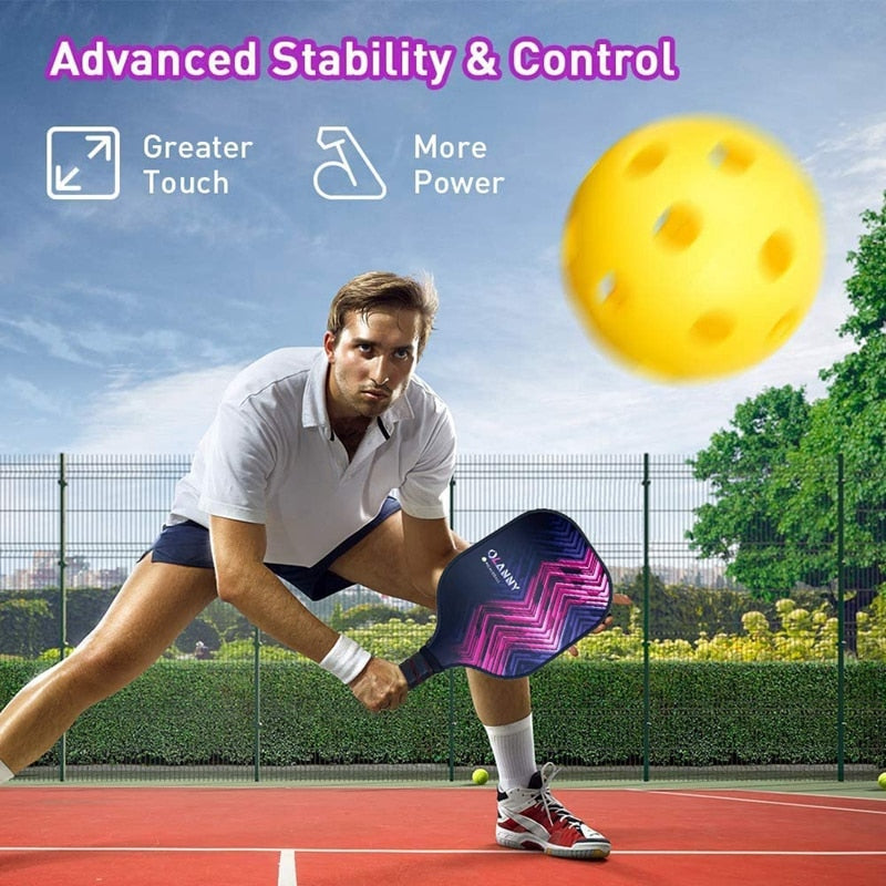 Pickleball Racket Carbon Fiber Pickleball Professional Thin&Quick Pickleball Paddle Racquet Racket Ball Sports