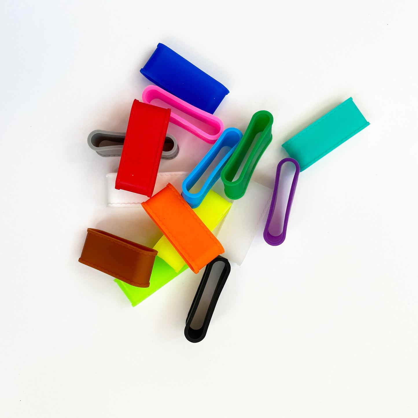 15PCS Silicone  Tennis Racket Pickleball Paddles Overgrip ring,racket handle sealing rubber Elastic Protector Overgrip