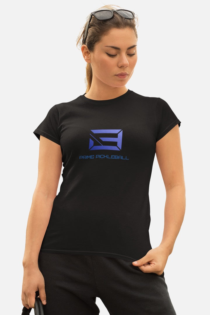 Woman’s Jet Black Short Sleeve Performance T-shirts